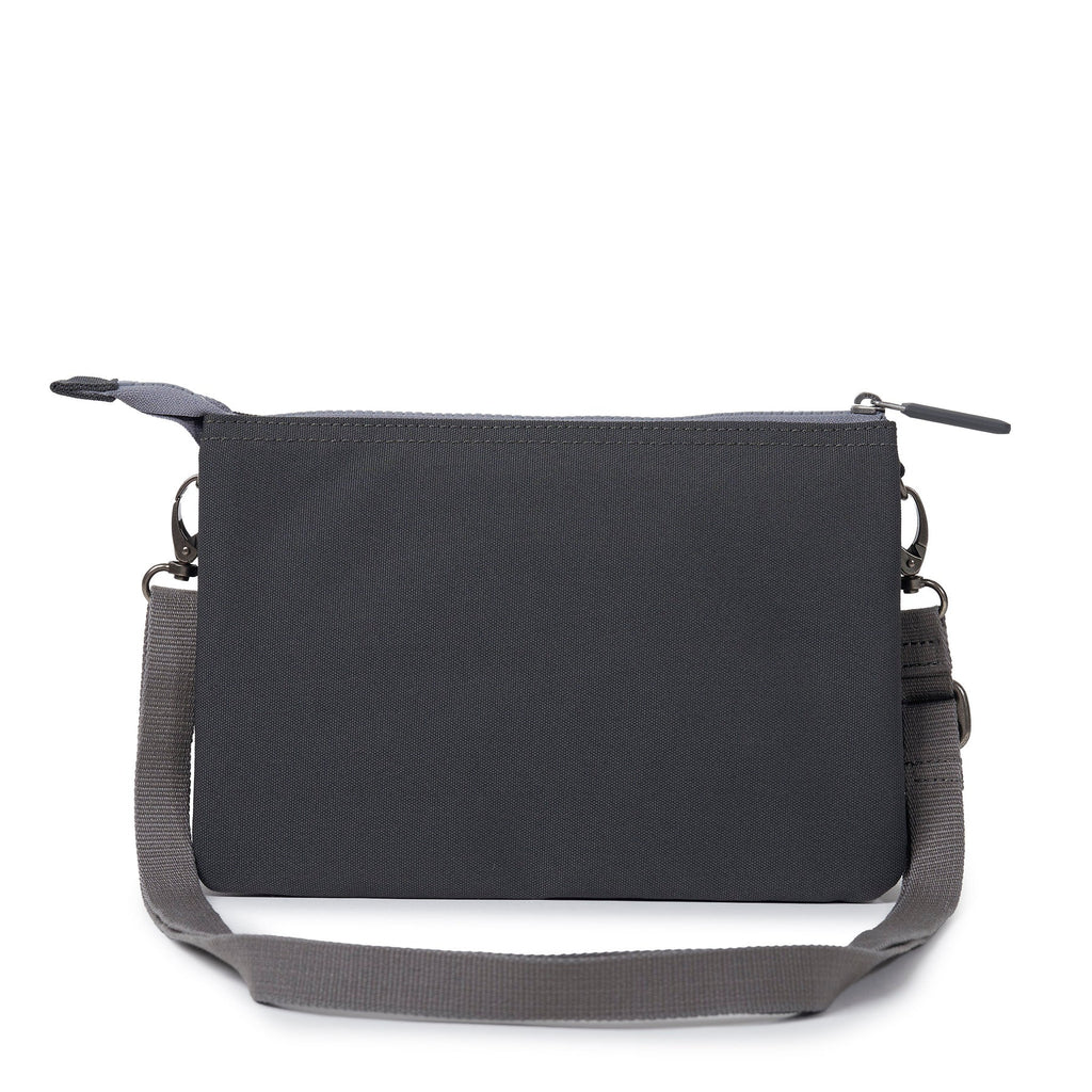 Roka Carnaby Crossbody XL Faded Black Recycled Canvas