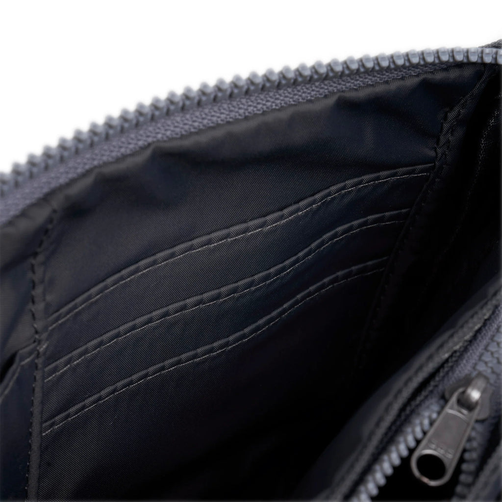 Roka Carnaby Crossbody XL Faded Black Recycled Canvas