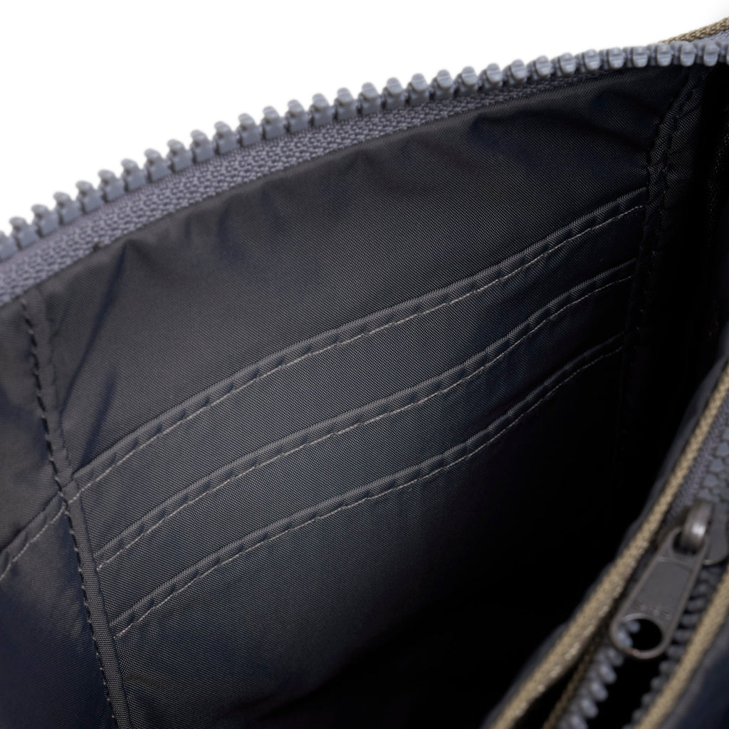 Roka Carnaby Crossbody XL Taupe Recycled Canvas