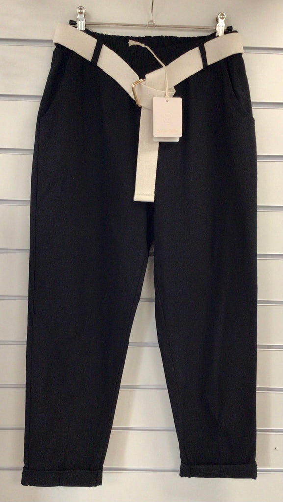 New Shape Belted Magic Trousers One Size