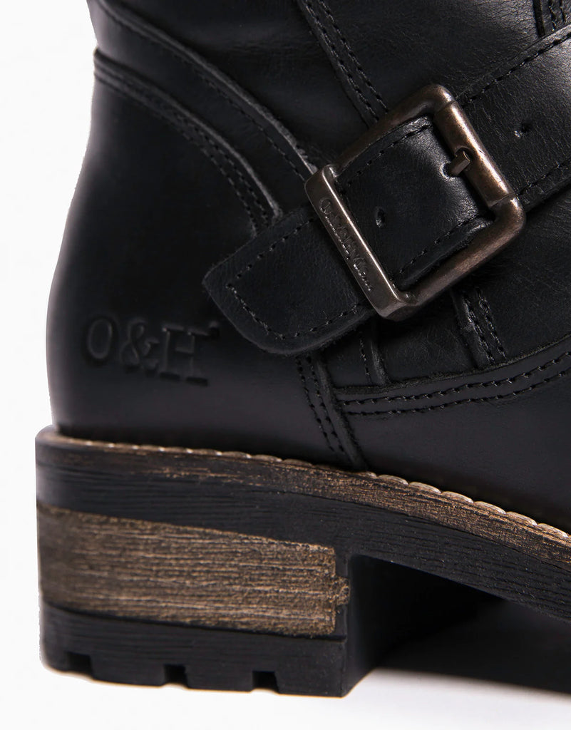 Oak & Hyde Crest Demi Ladies Boot Black 994408