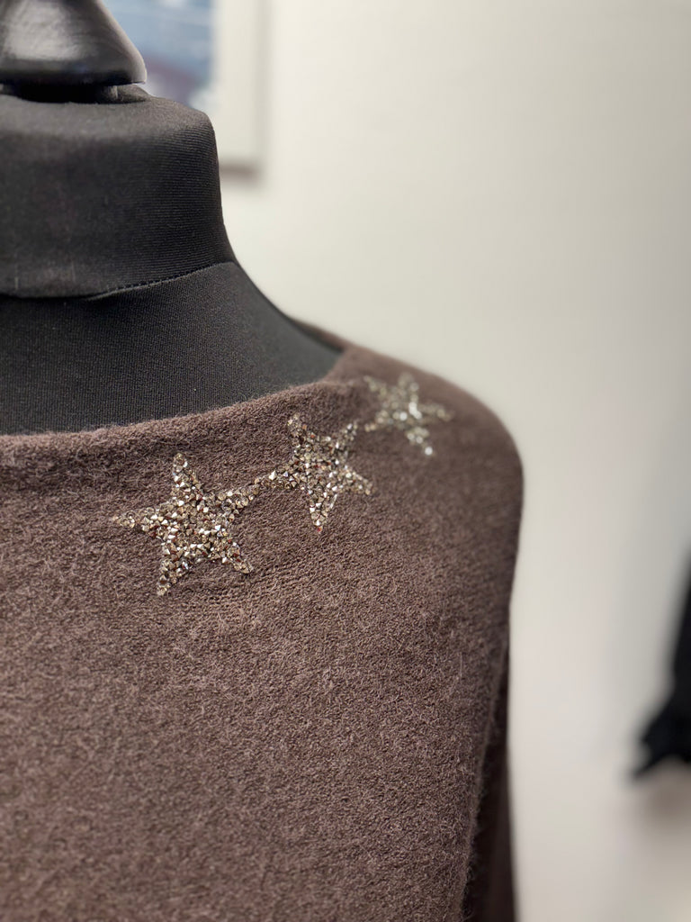 Triple Star Bat Wing Jumper One Size