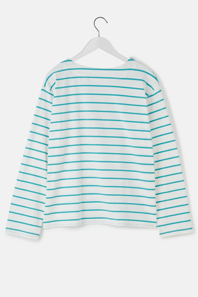 Lighthouse Ladies Causeway II Top - Soft Teal Stripe