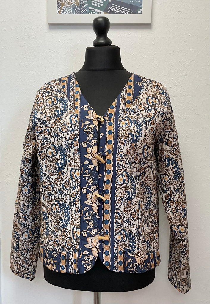 Sasa Quilted Toggle Short Jacket One Size 10 - 16