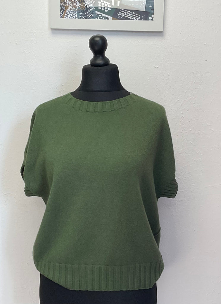 Valentyne Italy Crew Neck Cap Sleeve Jumper One Size 8-14