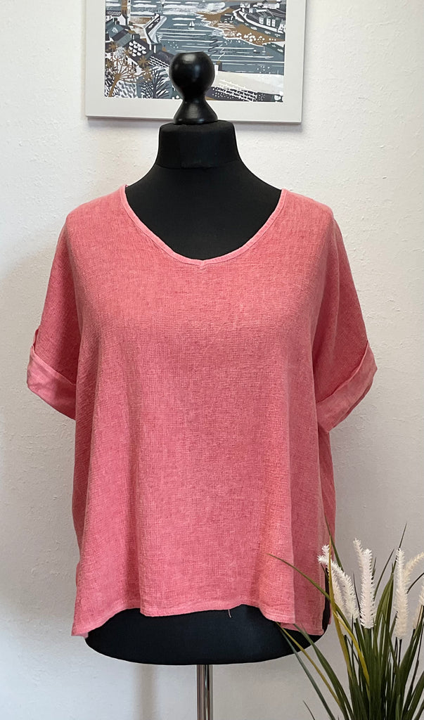 Colette Washed Cotton Cheesecloth Tops One Size