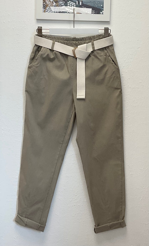 New Shape Belted Magic Trousers One Size