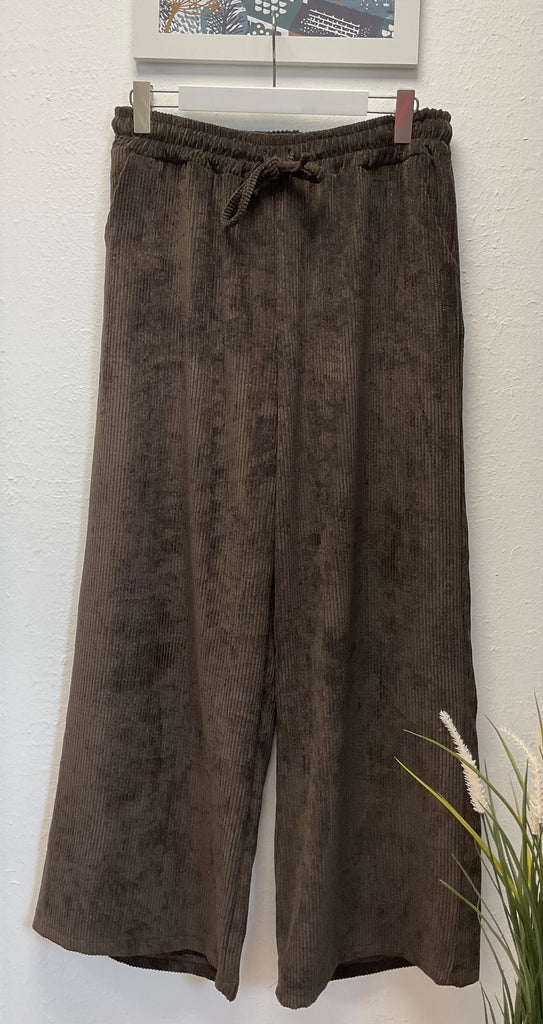 Goose Island Corduroy Wide Leg Trousers One Size