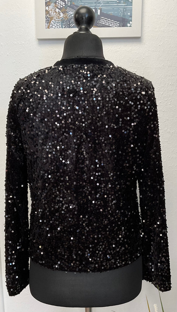 Pinns Ladies Black Sparkle Jacket 699JK