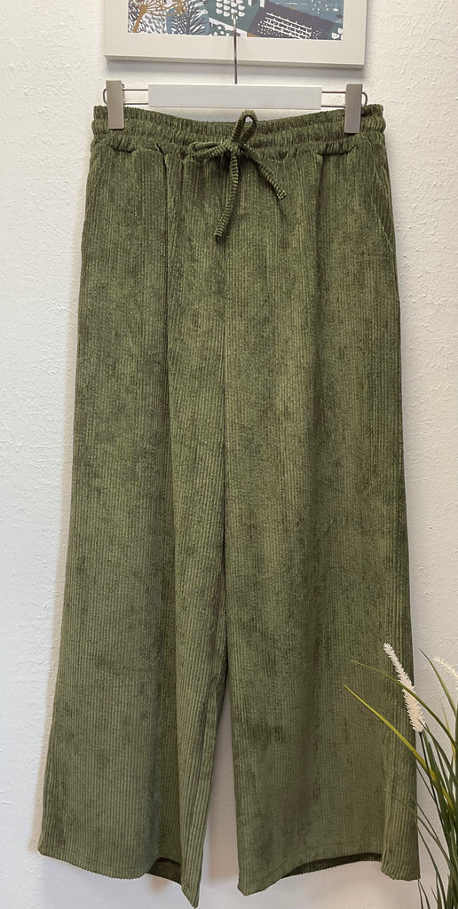 Goose Island Corduroy Wide Leg Trousers One Size
