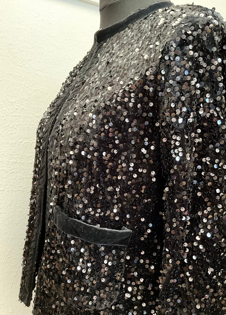 Pinns Ladies Black Sparkle Jacket 699JK