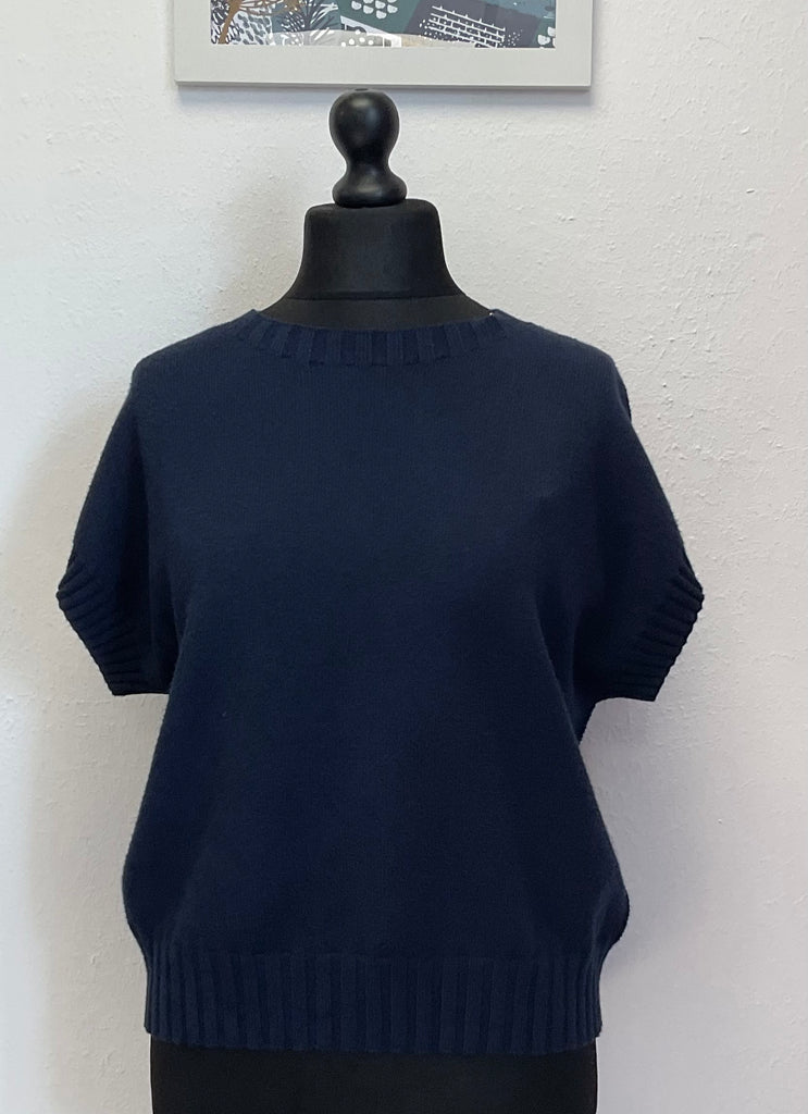Valentyne Italy Crew Neck Cap Sleeve Jumper One Size 8-14