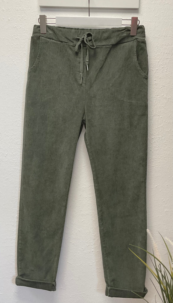 Soft Needlecord Magic Trousers One Size 8-14