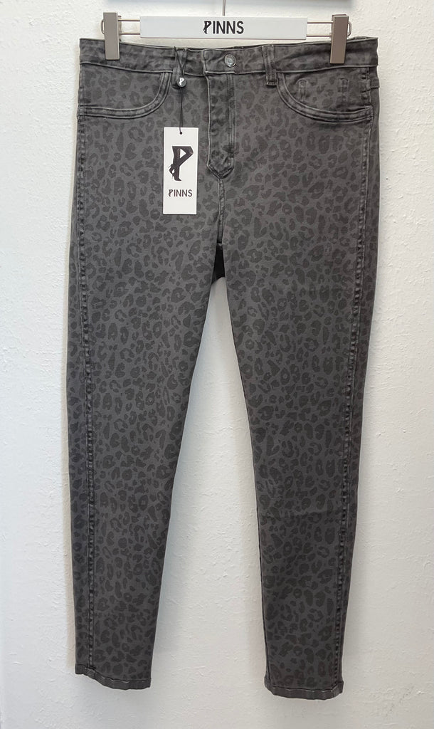 Pinns 721T Reversible Jeans Charcoal/Leopard