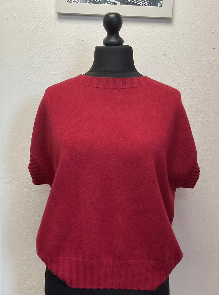 Valentyne Italy Crew Neck Cap Sleeve Jumper One Size 8-14