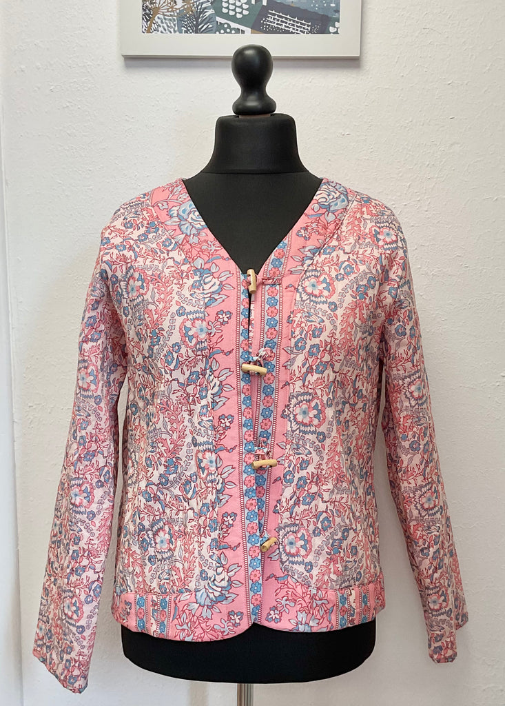 Sasa Quilted Toggle Short Jacket One Size 10 - 16