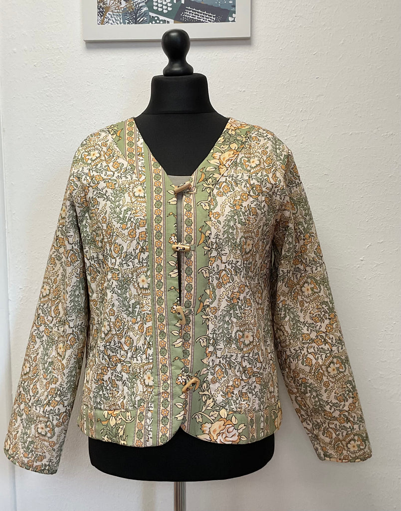 Sasa Quilted Toggle Short Jacket One Size 10 - 16