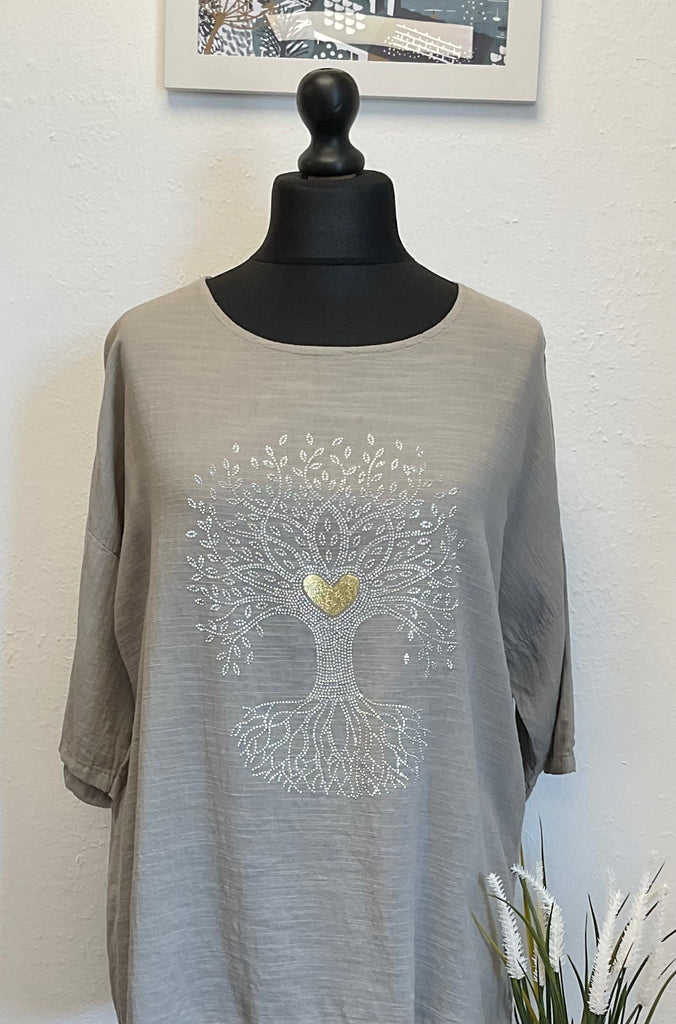Tree of Life Pure Cotton Top One Size 8-18