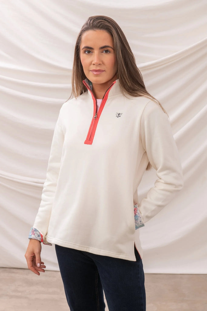 Lighthouse Ladies 'Shore II' Cotton Rich Jersey - Coconut