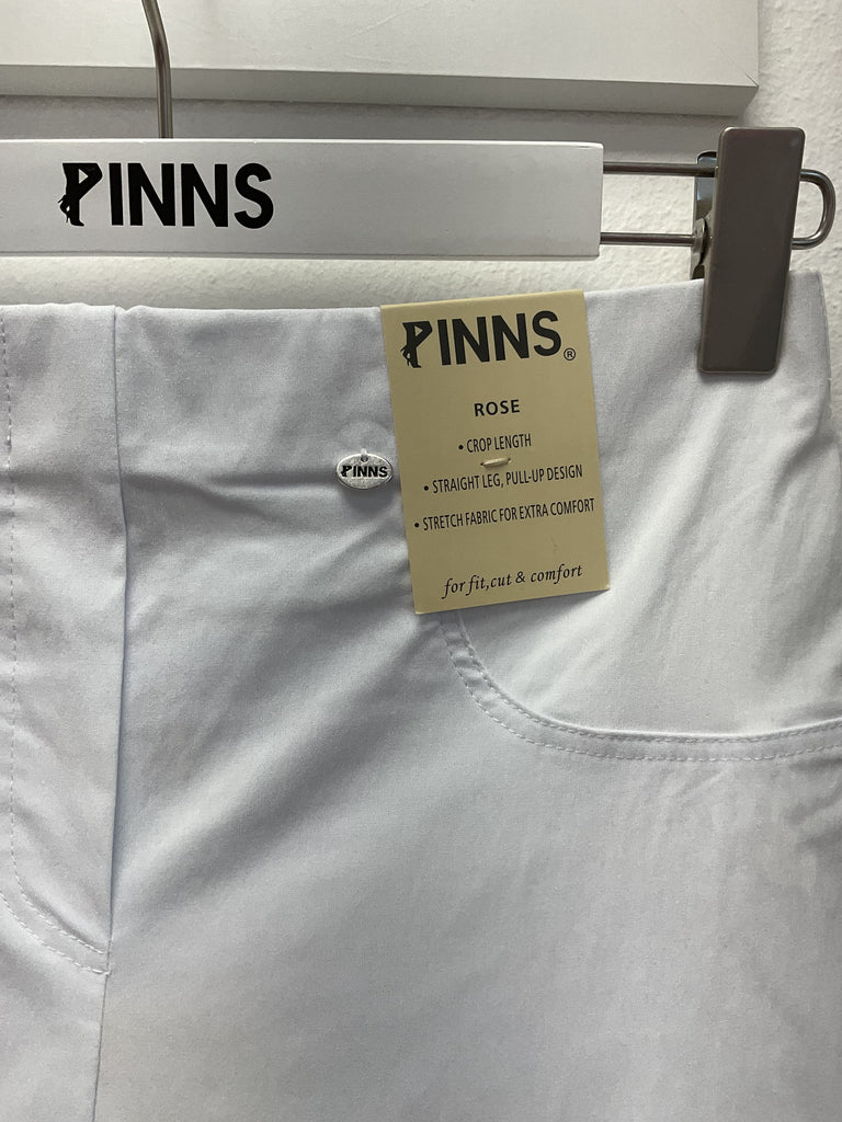 Pinns Figure Sculpting Bengaline Crop Trouser 226C White