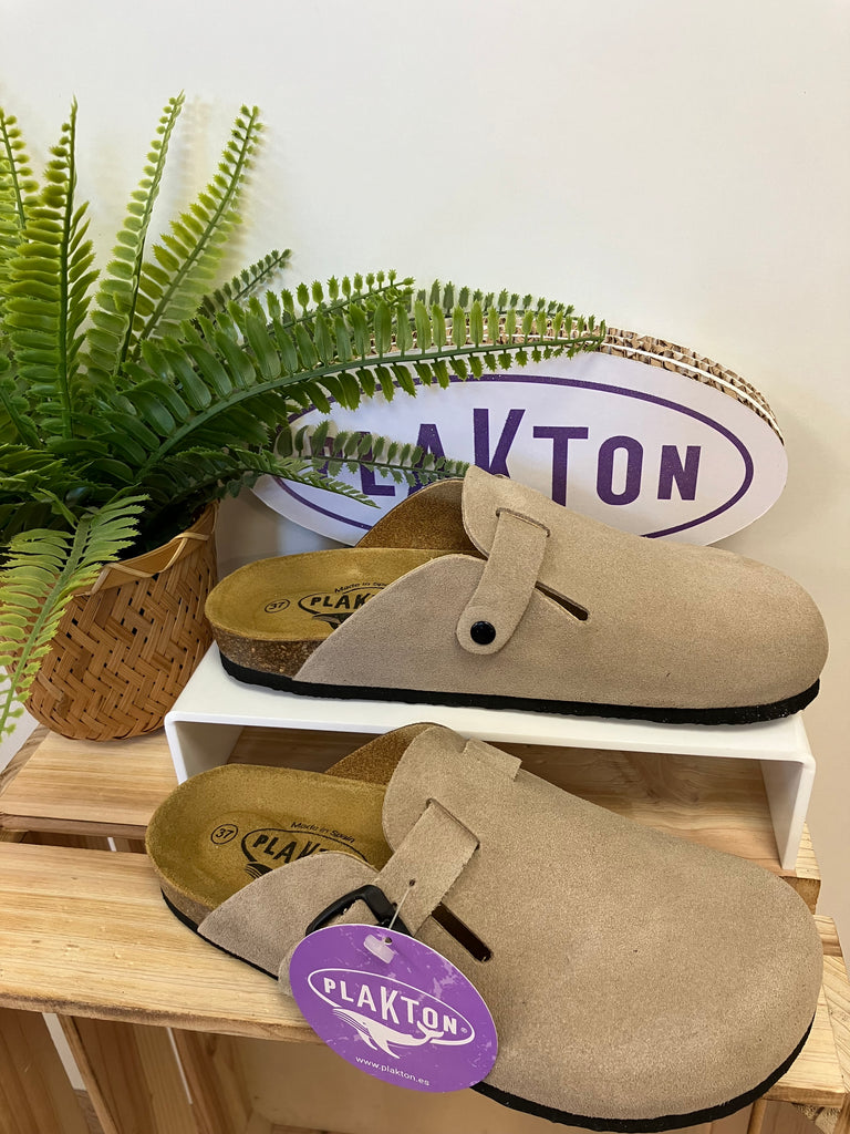 Plakton Gibralter 181539 Ladies Slip On Mule Stone
