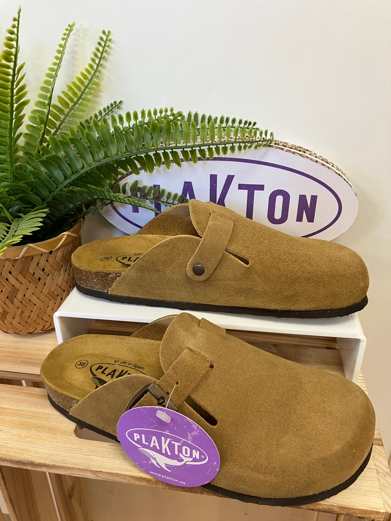 Plakton Gibralter 181539 Ladies Slip On Mule Brown