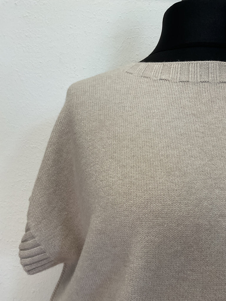 Valentyne Italy Crew Neck Cap Sleeve Jumper One Size 8-14