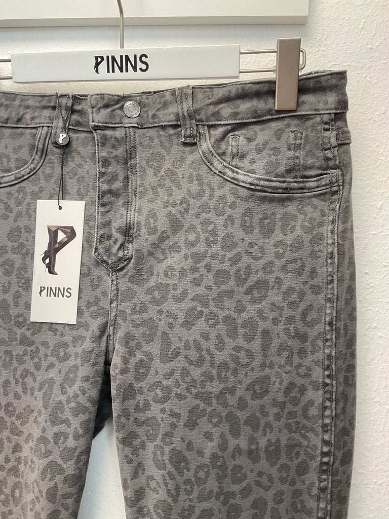 Pinns 721T Reversible Jeans Charcoal/Leopard