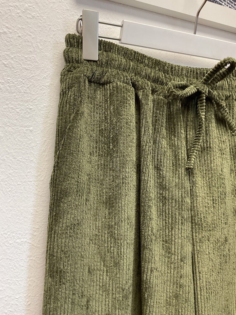 Goose Island Corduroy Wide Leg Trousers One Size