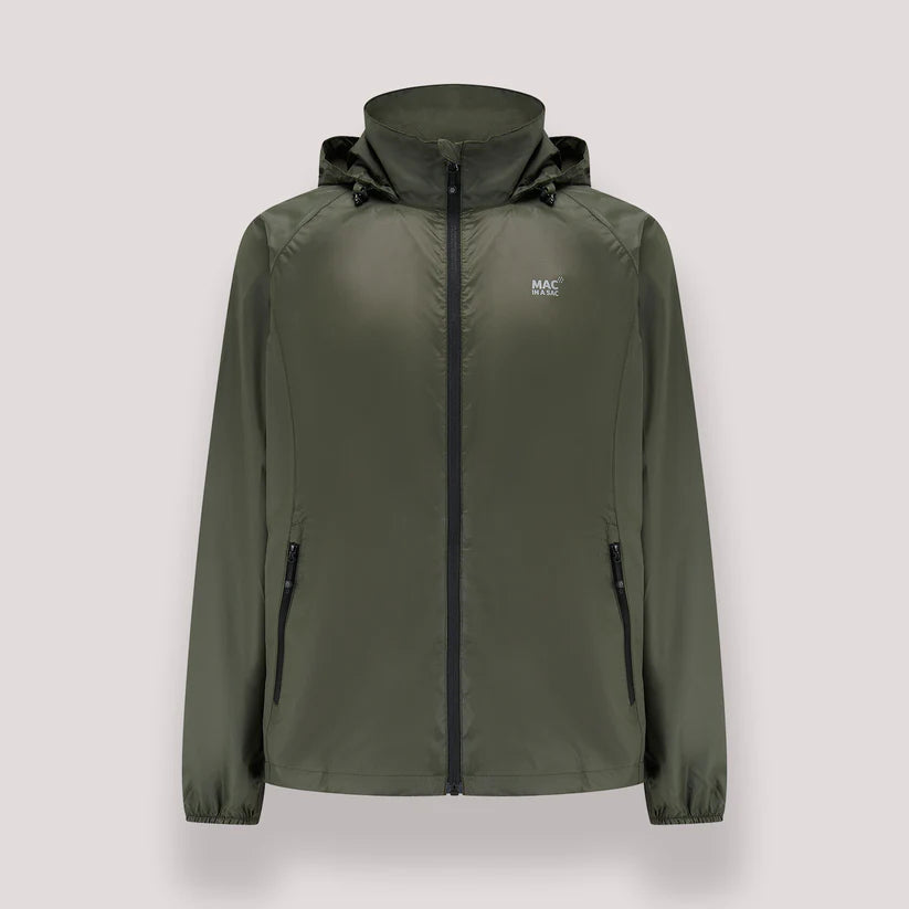 Mac In A Sac Origin 2 Lightweight Waterproof Jacket Khaki