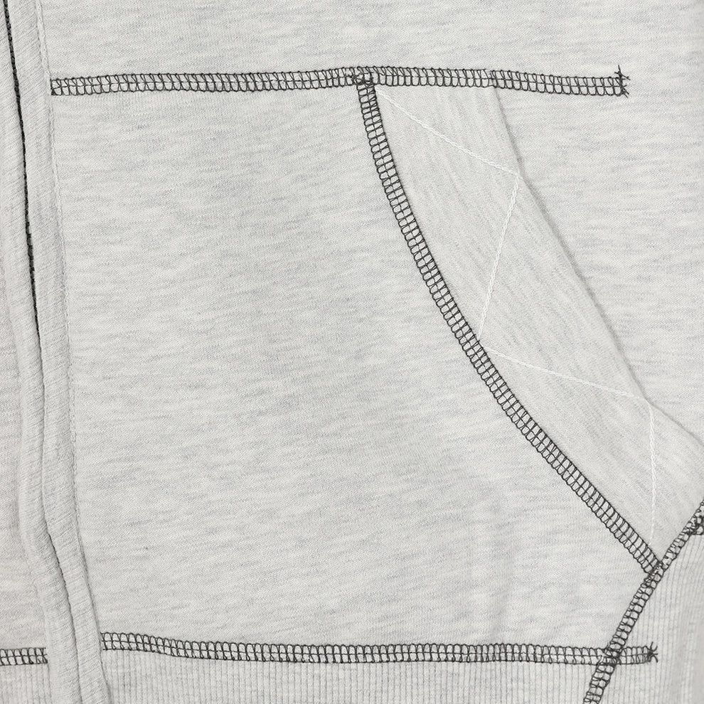 Lazy Jacks Full Zip Super Soft Hoody Grey Marl LJ26