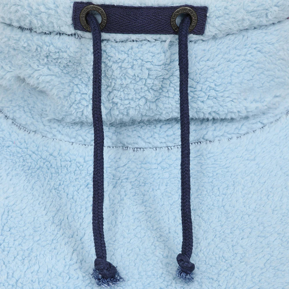 Lazy Jacks Roll Neck Snug Sweatshirt LJ30 Dusk Blue