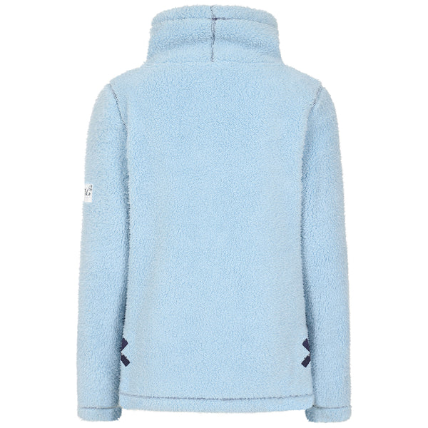 Lazy Jacks Roll Neck Snug Sweatshirt LJ30 Dusk Blue