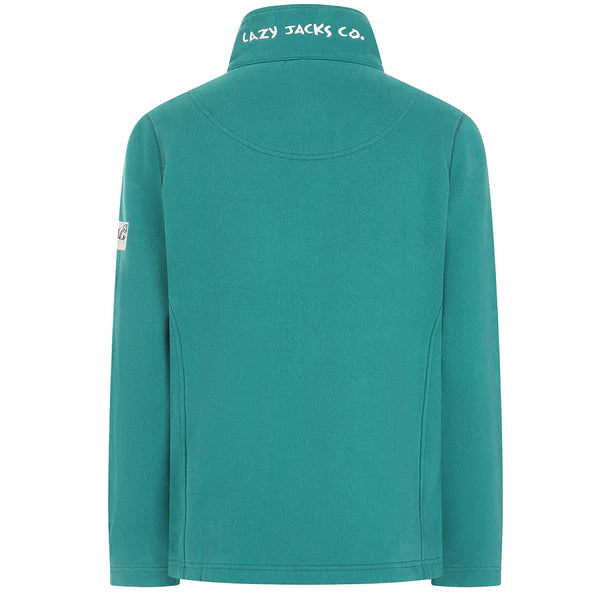 Lazy Jacks Super Soft Full Zip Plain Sweatshirt LJ33 Emerald