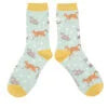 Miss Sparrow Ladies Bamboo Socks - Cats & Spots