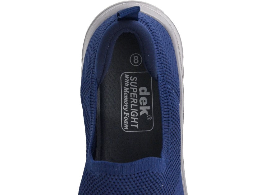 DEK Mens Slip On Trainer M433C Navy