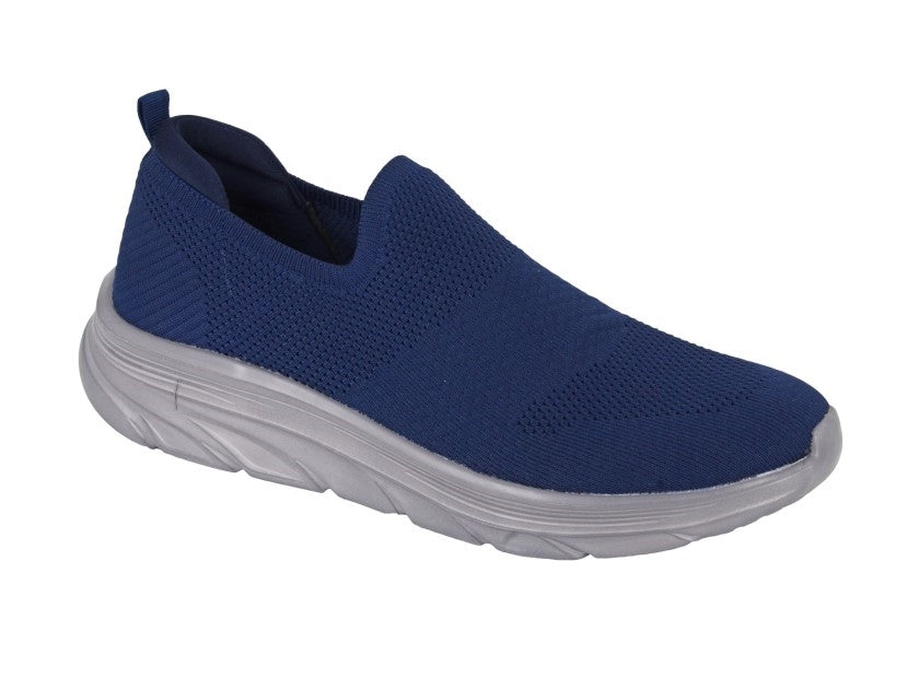 DEK Mens Slip On Trainer M433C Navy