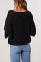 Pointelle Knit 3/4 Sleeve Jumper