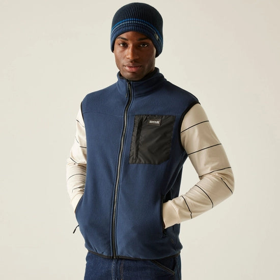 Regatta Mens Frankie Fleece Bodywarmer Navy
