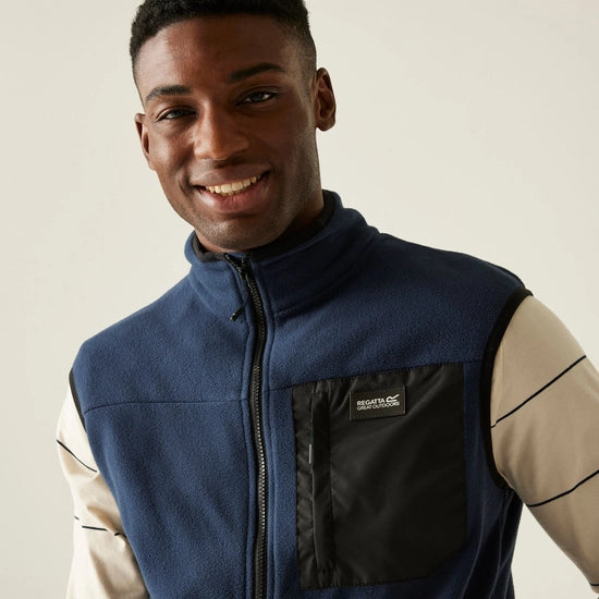 Regatta Mens Frankie Fleece Bodywarmer Navy