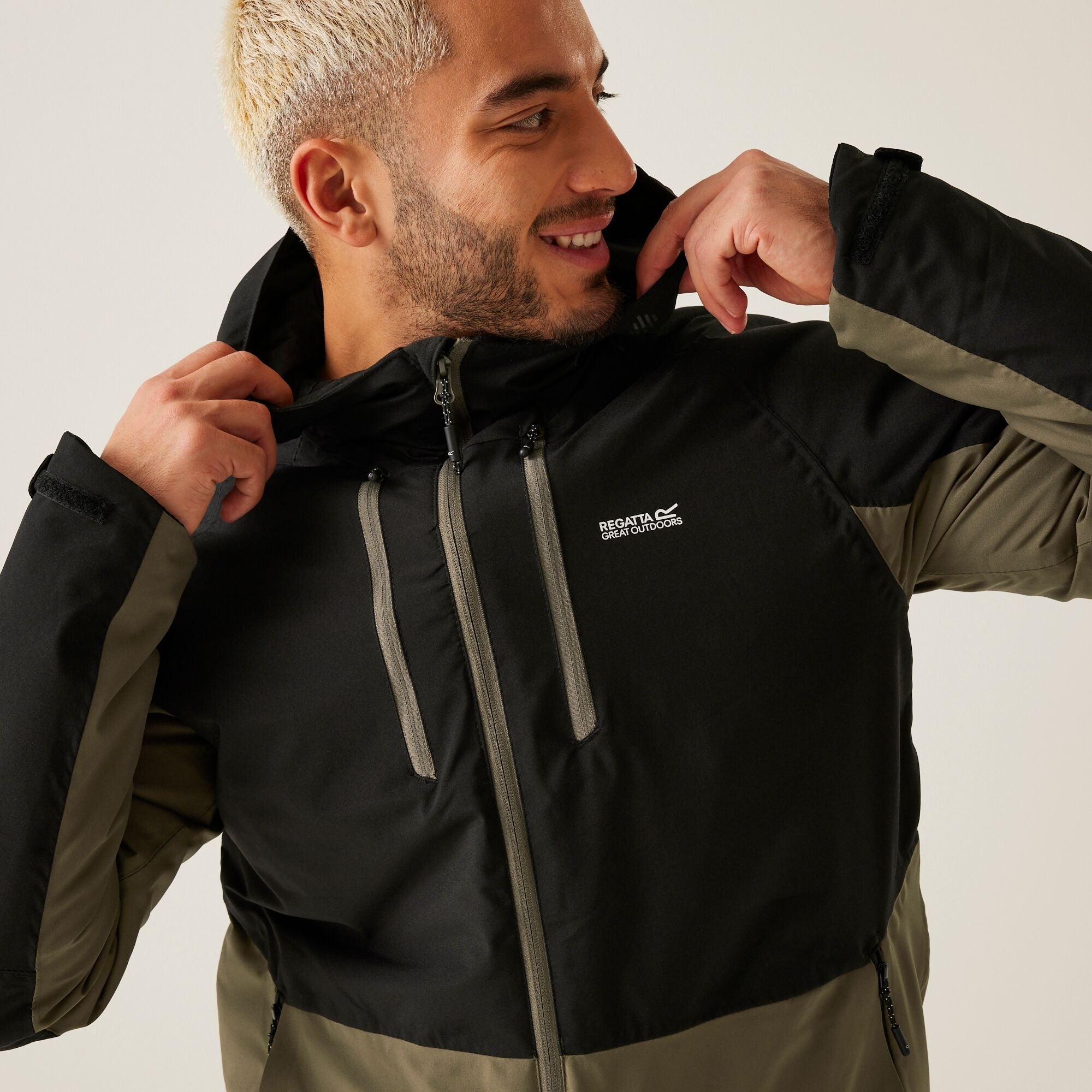 Regatta Men's Highton Stretch Padded Jacket III Crocodile/Black Schoose