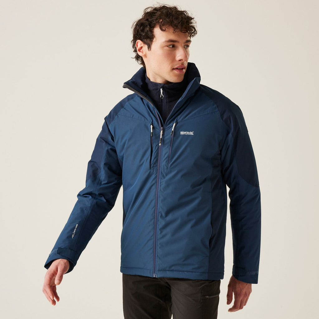 Regatta Men's Winter Calderdale II Waterproof Jacket | Moonlight Denim Navy