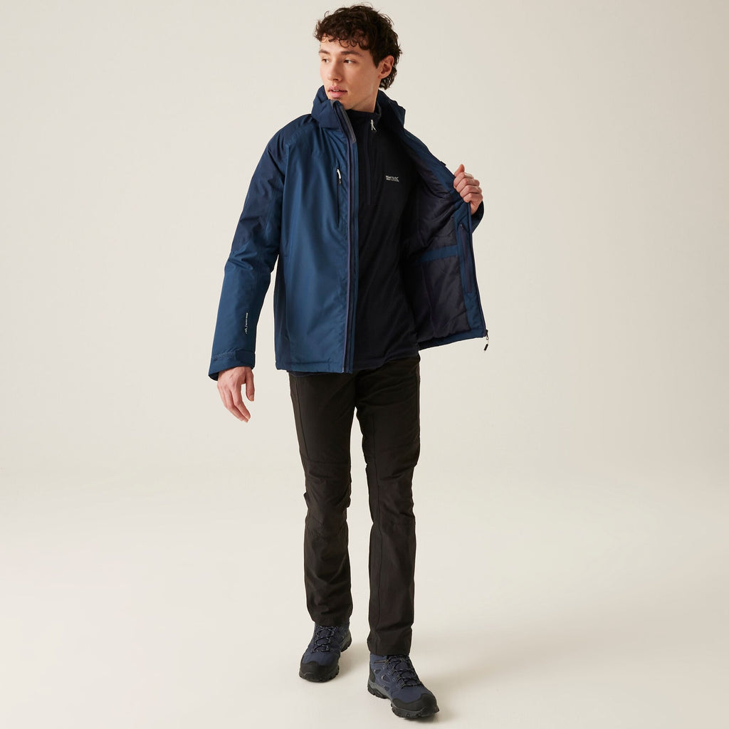 Regatta Men's Winter Calderdale II Waterproof Jacket | Moonlight Denim Navy
