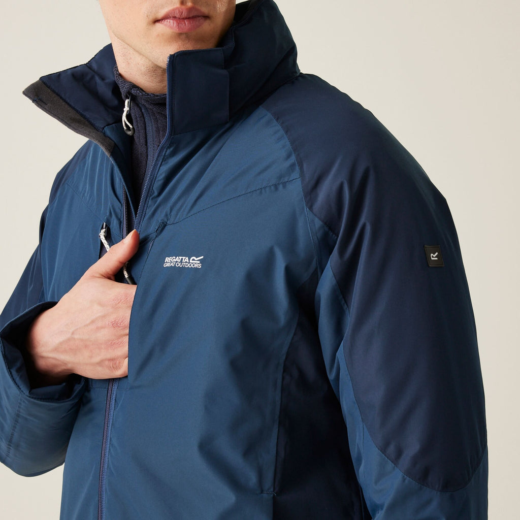 Regatta Men's Winter Calderdale II Waterproof Jacket | Moonlight Denim Navy