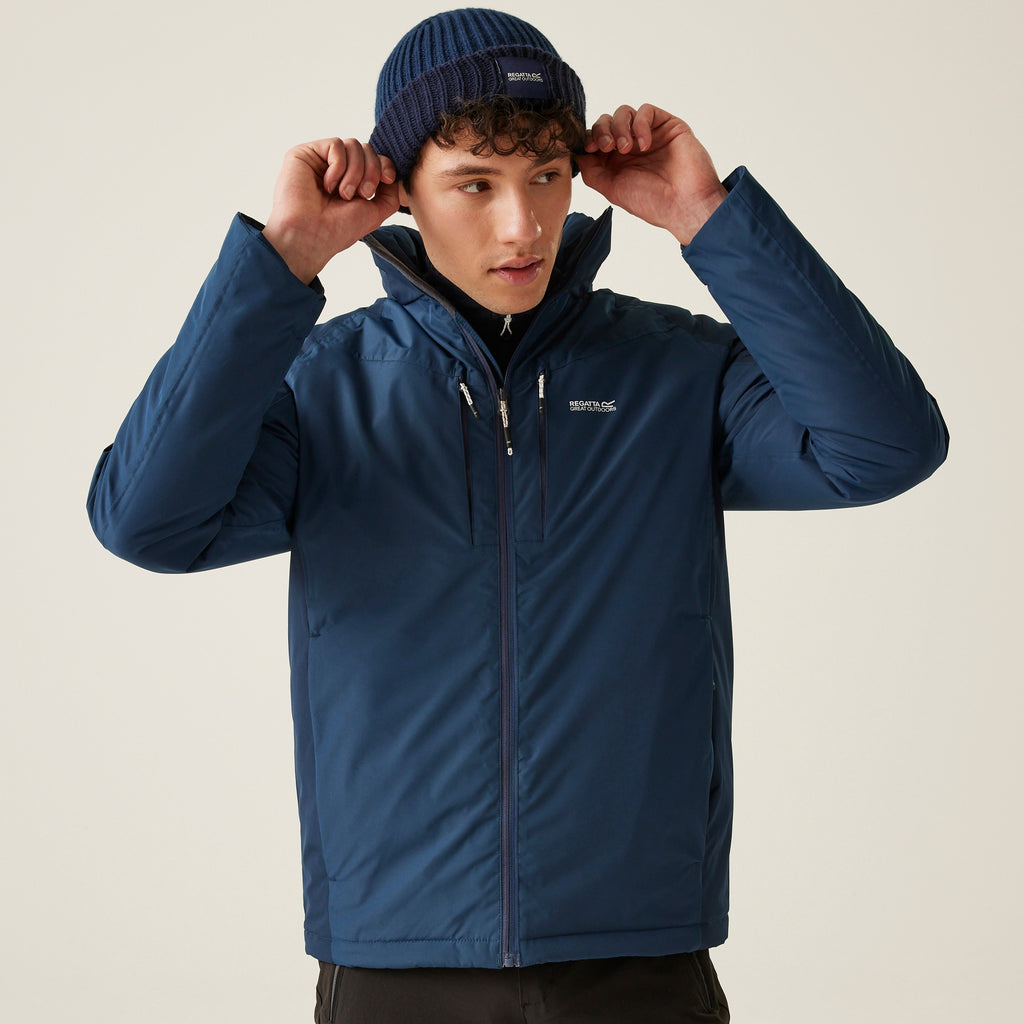 Regatta Men's Winter Calderdale II Waterproof Jacket | Moonlight Denim Navy