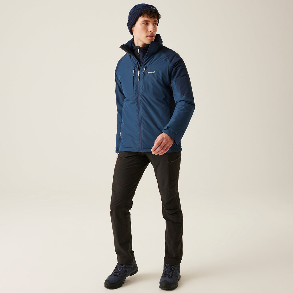 Regatta Men's Winter Calderdale II Waterproof Jacket | Moonlight Denim Navy