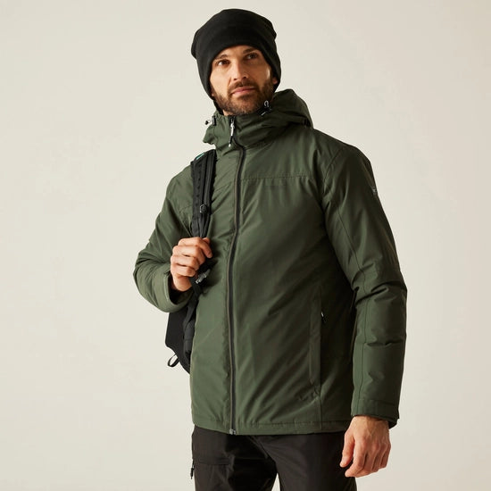 Regatta Mens Thornridge Waterproof Jacket Dark Khaki