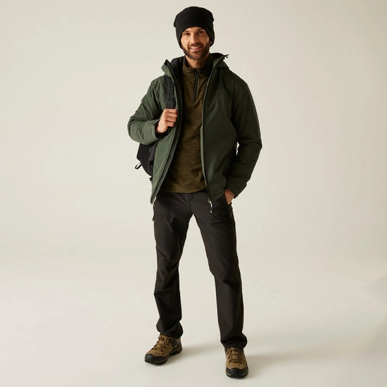 Regatta Mens Thornridge Waterproof Jacket Dark Khaki