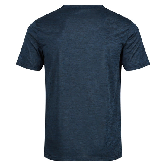 Regatta Mens Fingal Edition Marl T-Shirt Moroccan Blue