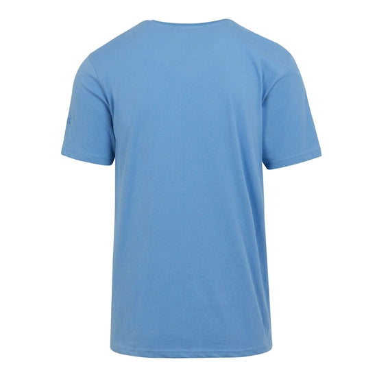 Regatta Mens Cline VIII Graphic T-Shirt Lake Blue